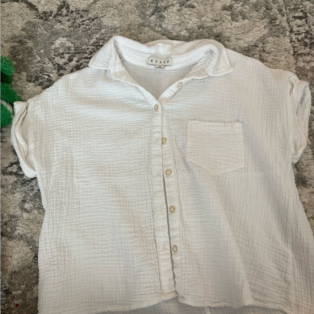 HYFVE Textured White Shirt
